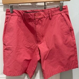 Vineyard Vines Coral Flat Front Shorts